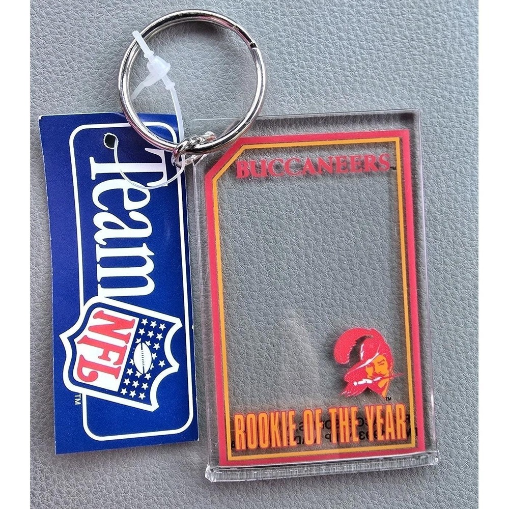 Vintage Tampa Bay Buccaneers Keychain Father's Day Rookie 1993 Team NFL
